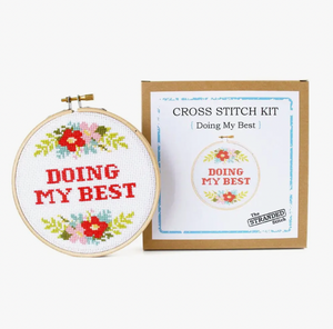 Cross Stitch Kit - Doing My Best