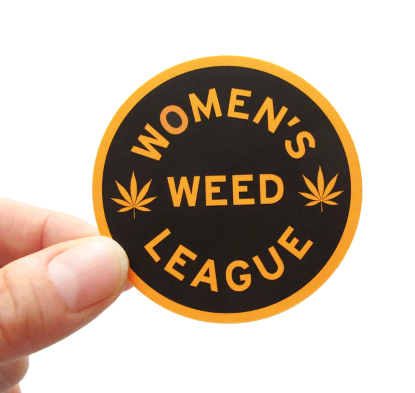 Sticker: Women's Weed League - Orange