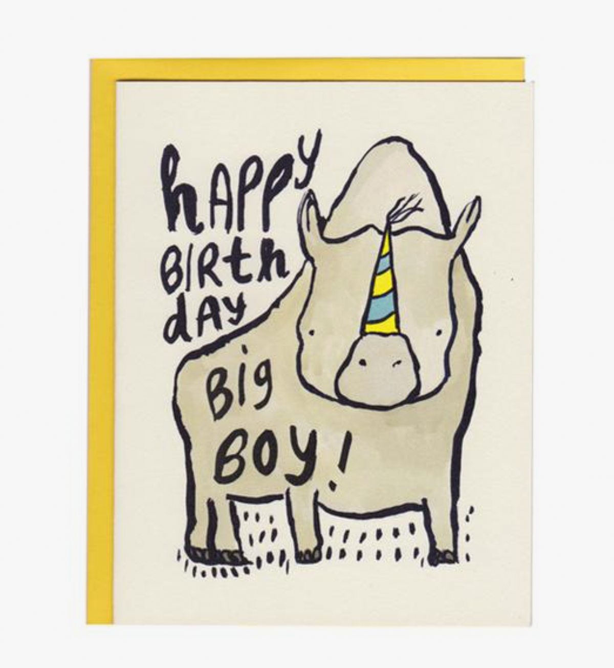 Card - Happy Birthday Big Boy (I Must Draw)