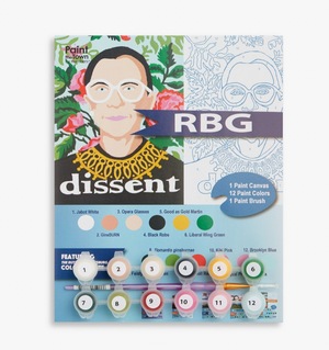 Paint By Number Kit - Ruth Bader Ginsberg