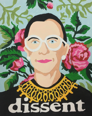 Paint By Number Kit - Ruth Bader Ginsberg