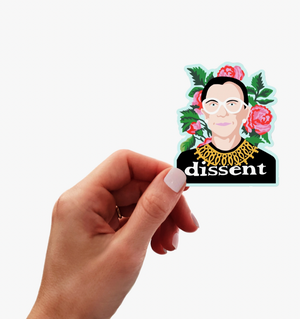 Sticker - Dissent - Ruth Bader Ginsberg - RBG