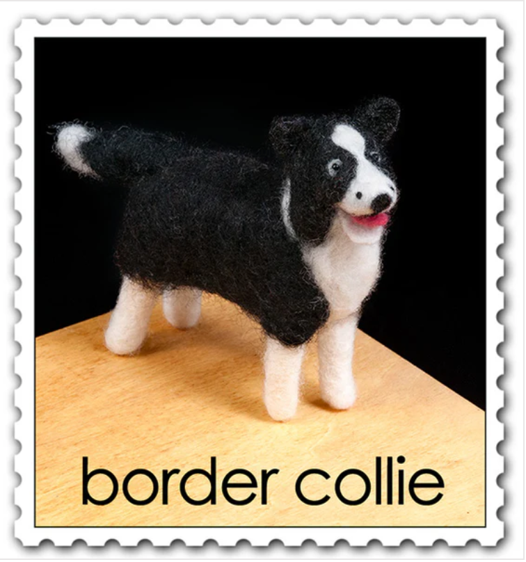 DIY - Needle Felting - Border Collie (Wool Pets) Craft Kit Dog