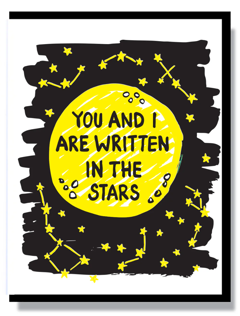Card - You And I Are Written In The Stars