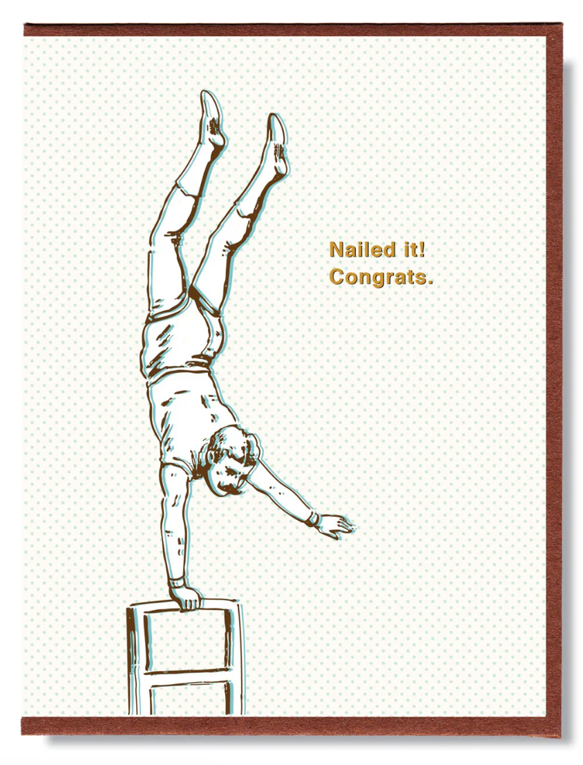 Card - Nailed It Congrats