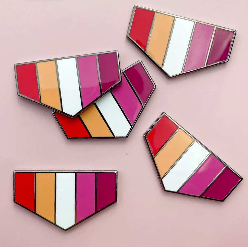 Badge - Lesbian Pride (Bottom Only)