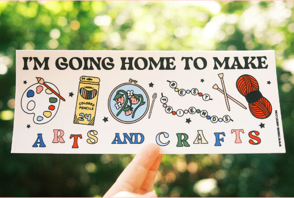 Sticker - Arts And Crafts (Tender Ghost) Bumper