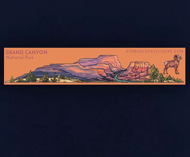 Sticker - Miniscape - Grand Canyon (Hydrascape) National Park
