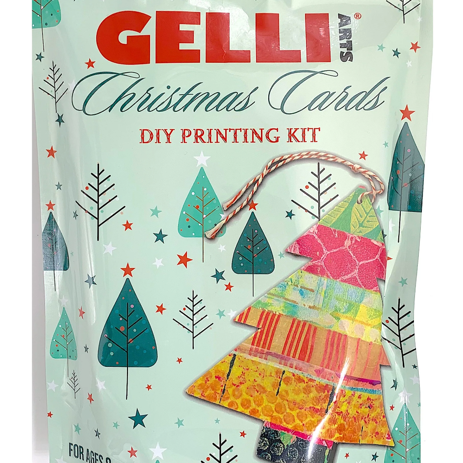 DIY - Printing - Christmas Cards (Gelli Arts) Holiday