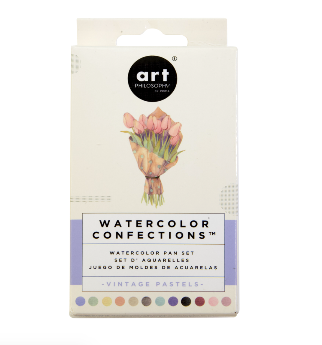 Craft Supply - Watercolor Confections - Vintage Pastels (Notions)