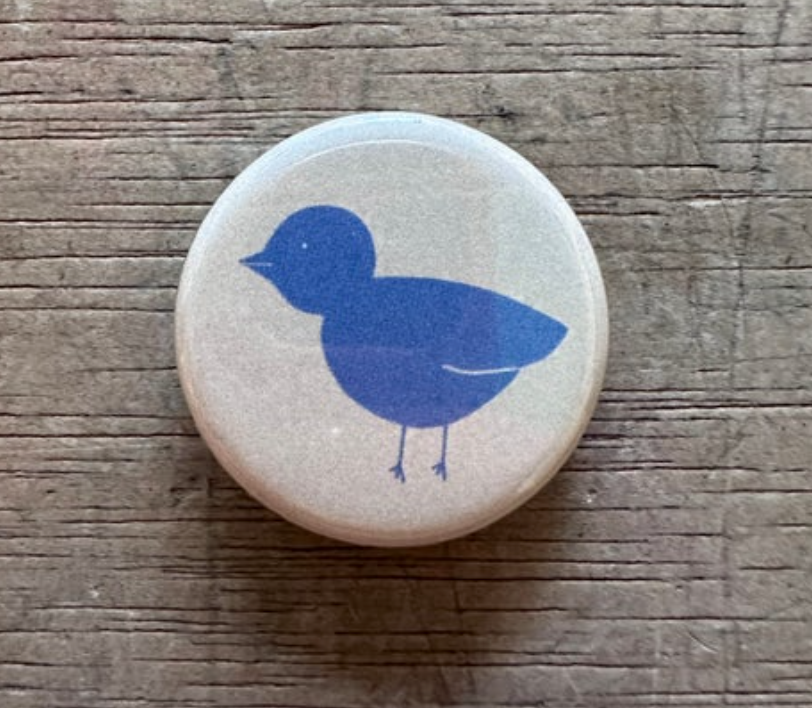 Magnet - 1.25 Inch: Folk Art Chick