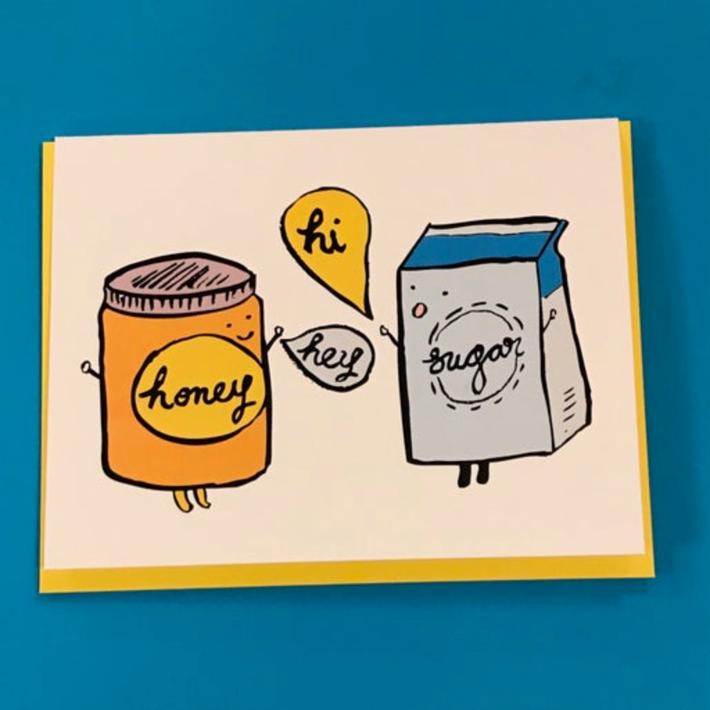 Card - Hi Honey co-starring Sugar (I Must Draw)