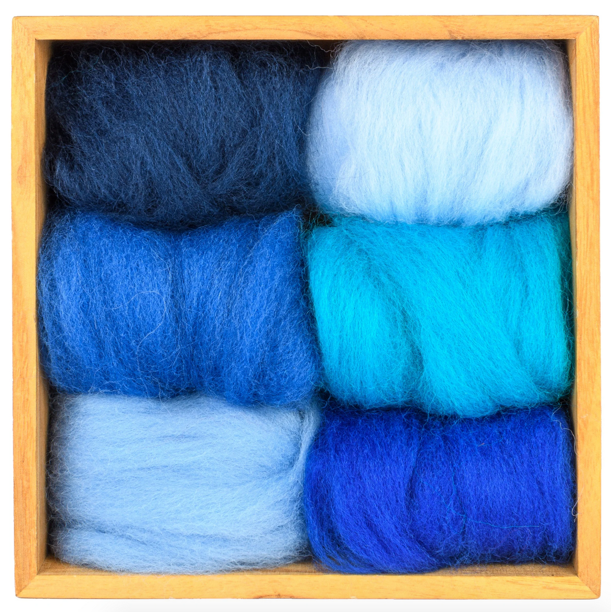 Craft Supply - Wool Roving Set - Ocean
