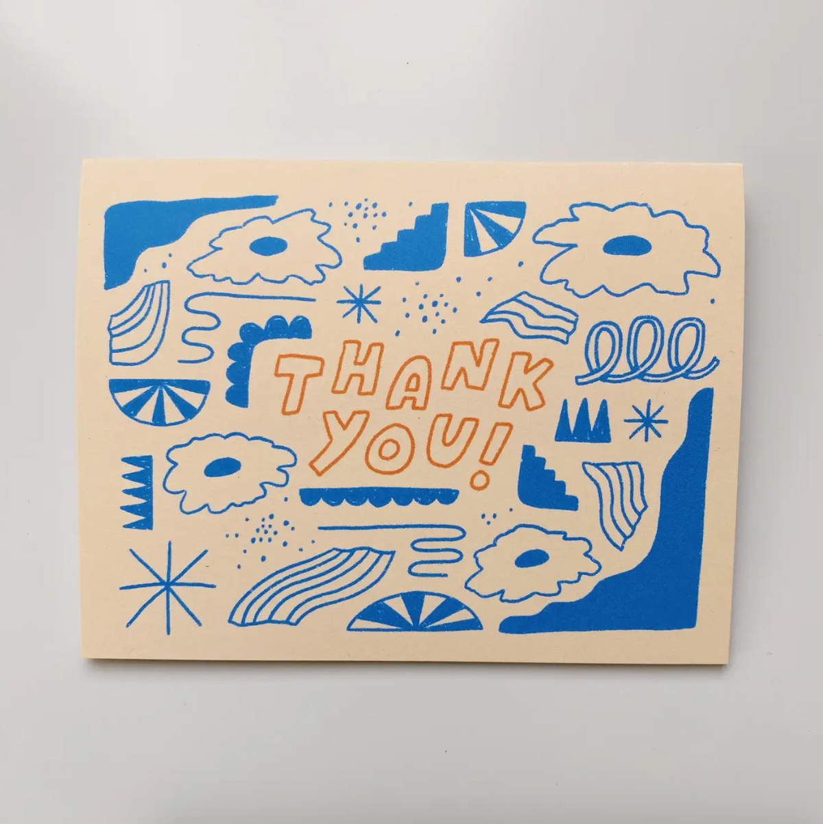 Card - Thank You Cream Background (Allison McKeen Art)
