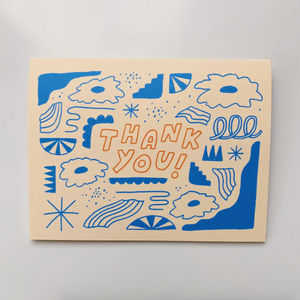 Card - Thank You Cream Background (Allison McKeen Art)