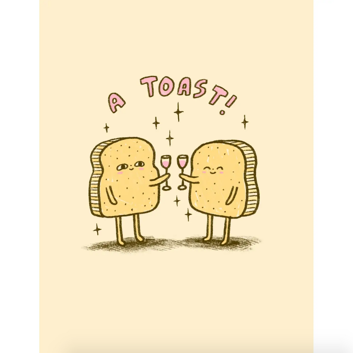 Card - Toast (Allison McKeen Art)