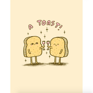 Card - Toast (Allison McKeen Art)