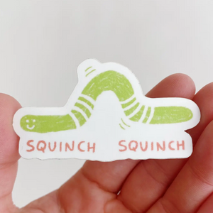 Sticker - Squinch Worm (Allison McKeen Art)