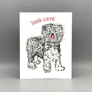 Card - You're Cute (Westland Press) Dog