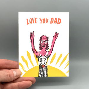Card - Love You Dad Sunburned (Westland Press)