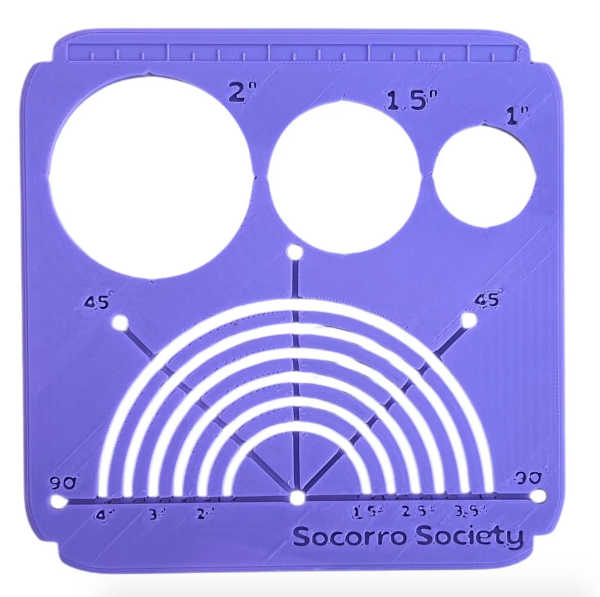 Craft Supply - Sashiko Circle Stencil - Purple (Socorro Society)