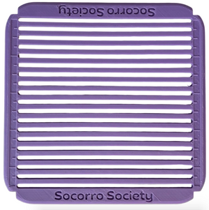 Craft Supply - Sashiko Grid Stencil - Purple (Socorro Society)