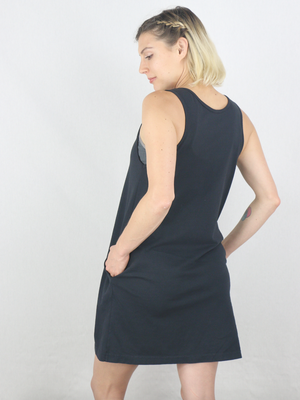 Dress - Mushrooms Poppy Pocket - Black (Supermaggie)