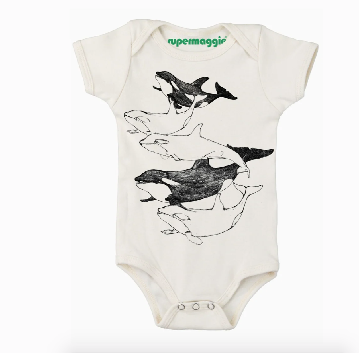 Onesie - Orca (Supermaggie) Organic Vanilla