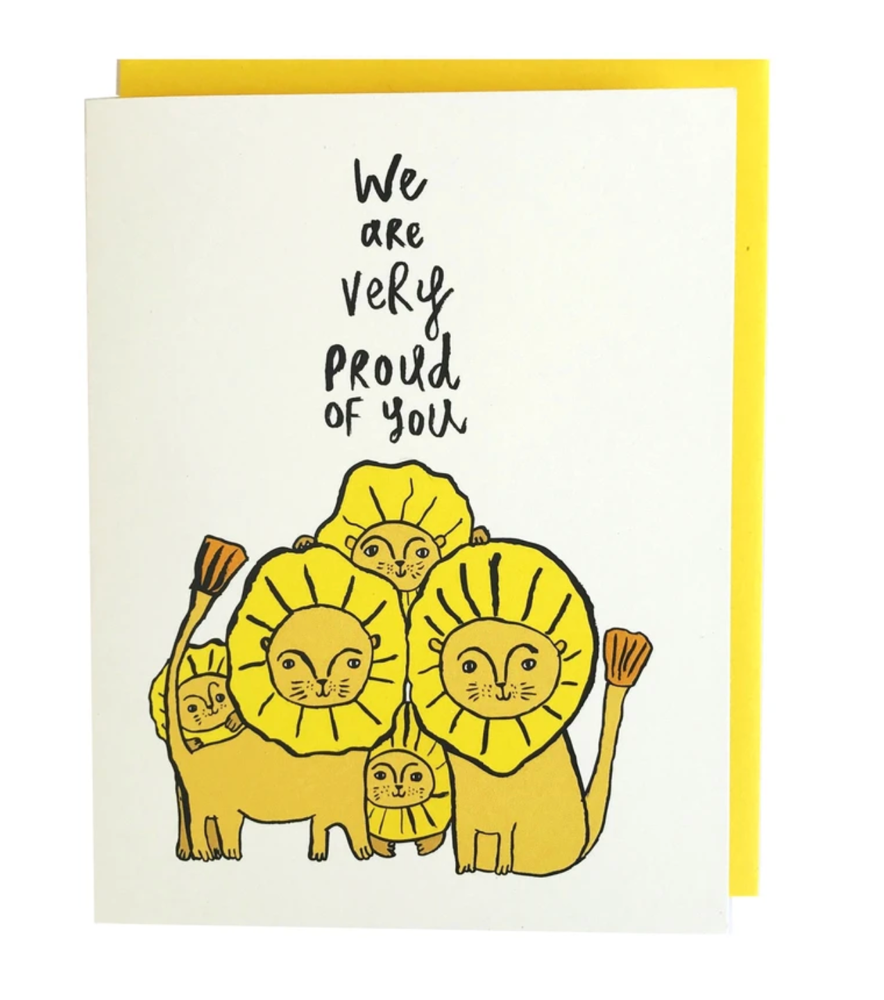 Card - We Are Very Proud Of You (I Must Draw)