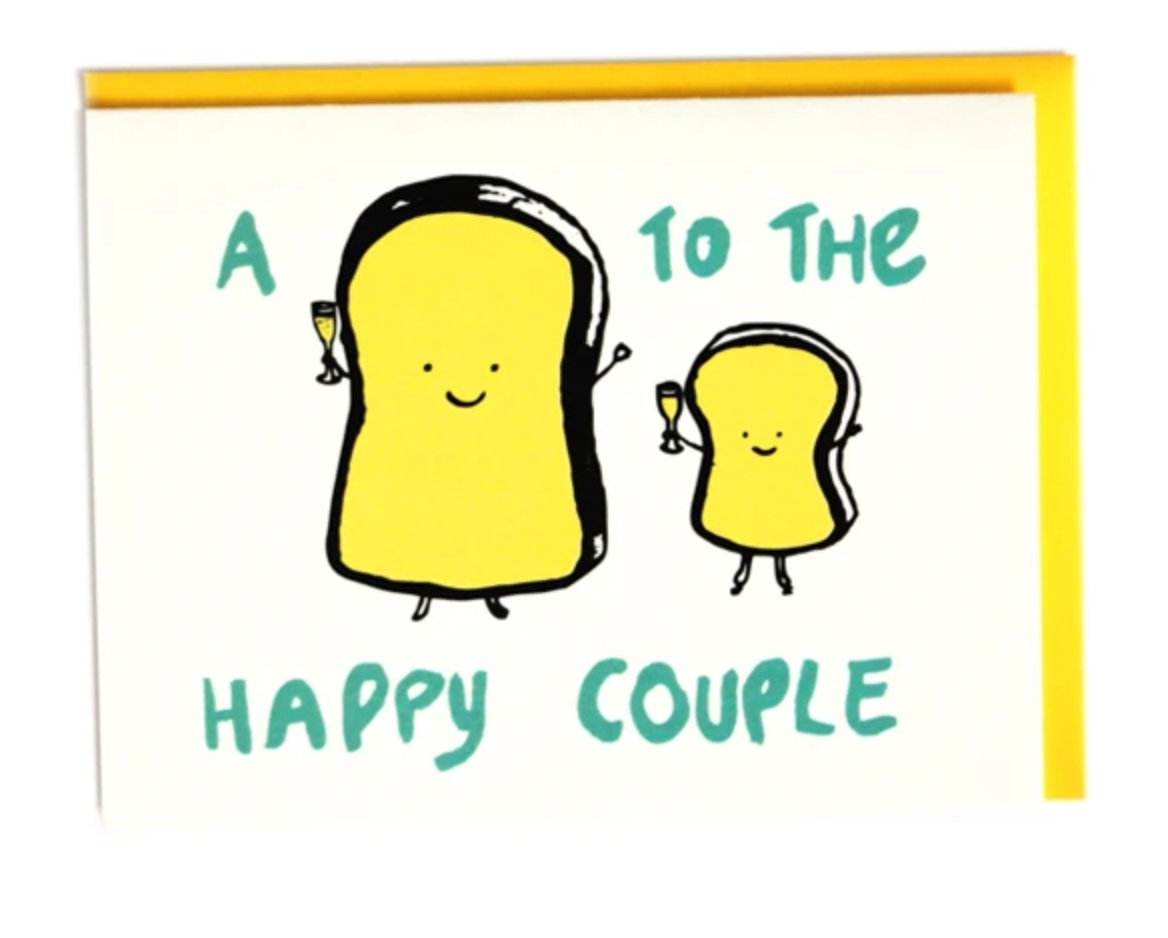 Card - A Toast To The Happy Couple (I Must Draw)