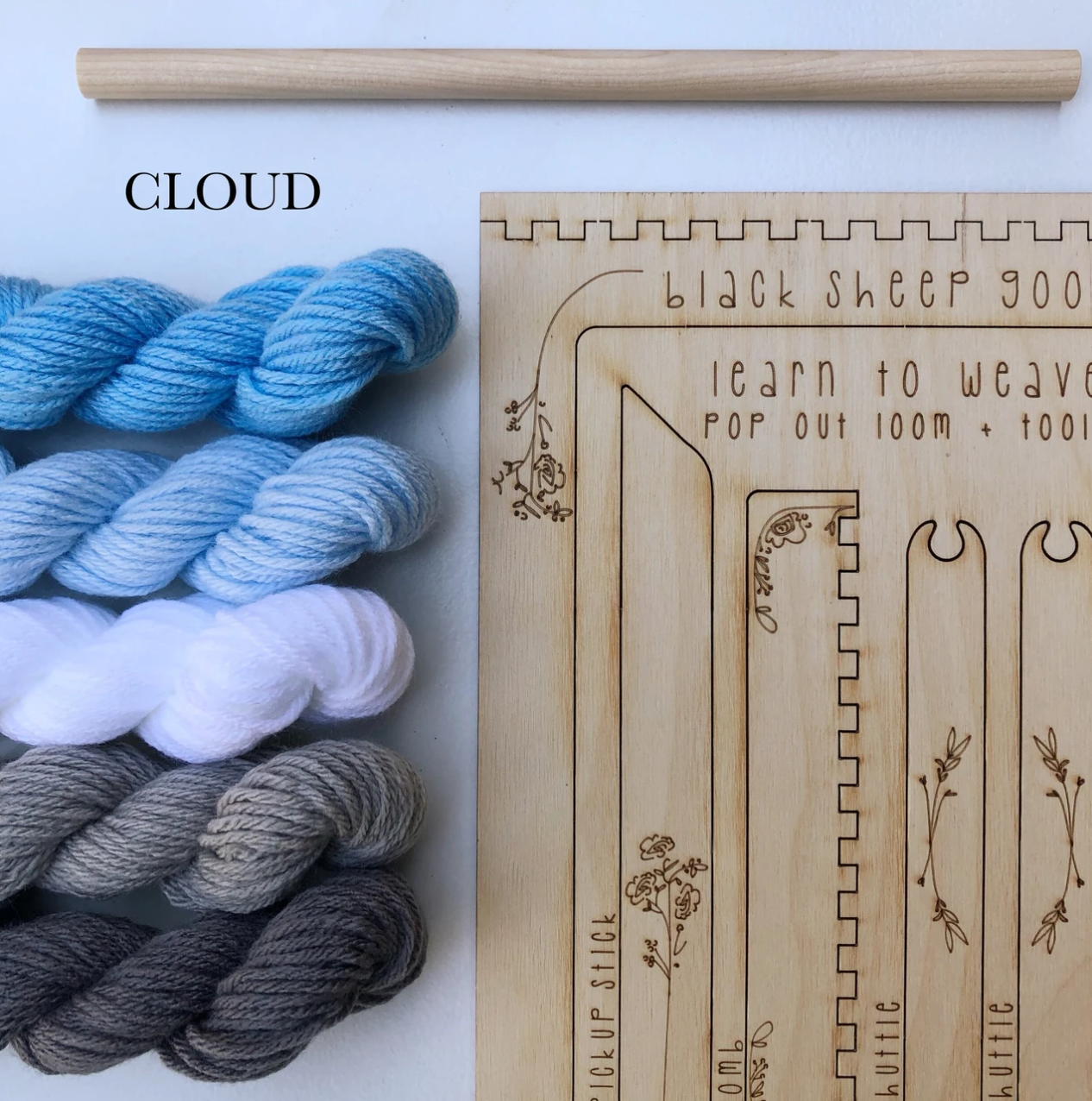 DIY - Pop Out Loom and Tools - Cloud