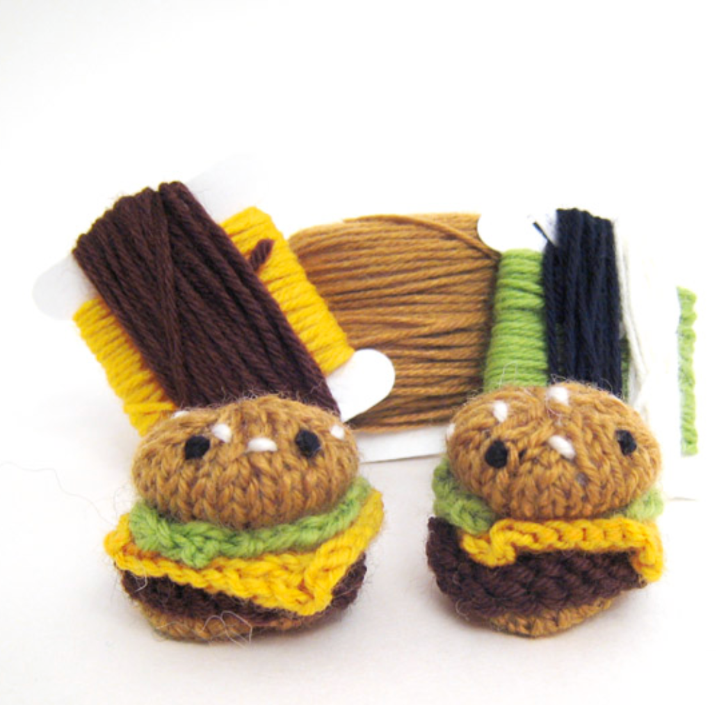 DIY - Knitting Kit - Burger