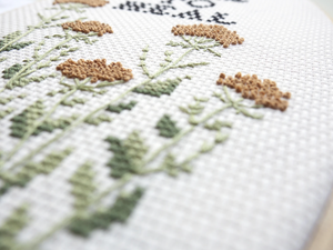 Cross Stitch Kit: Take Time to Heal