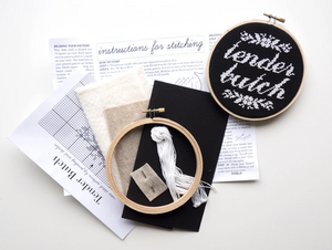 Cross Stitch Kit: Tender Butch