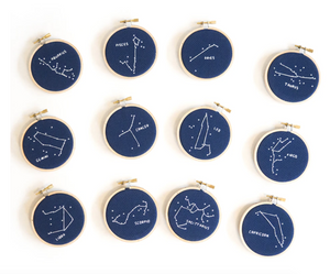 Cross Stitch Kit: Zodiac Gemini