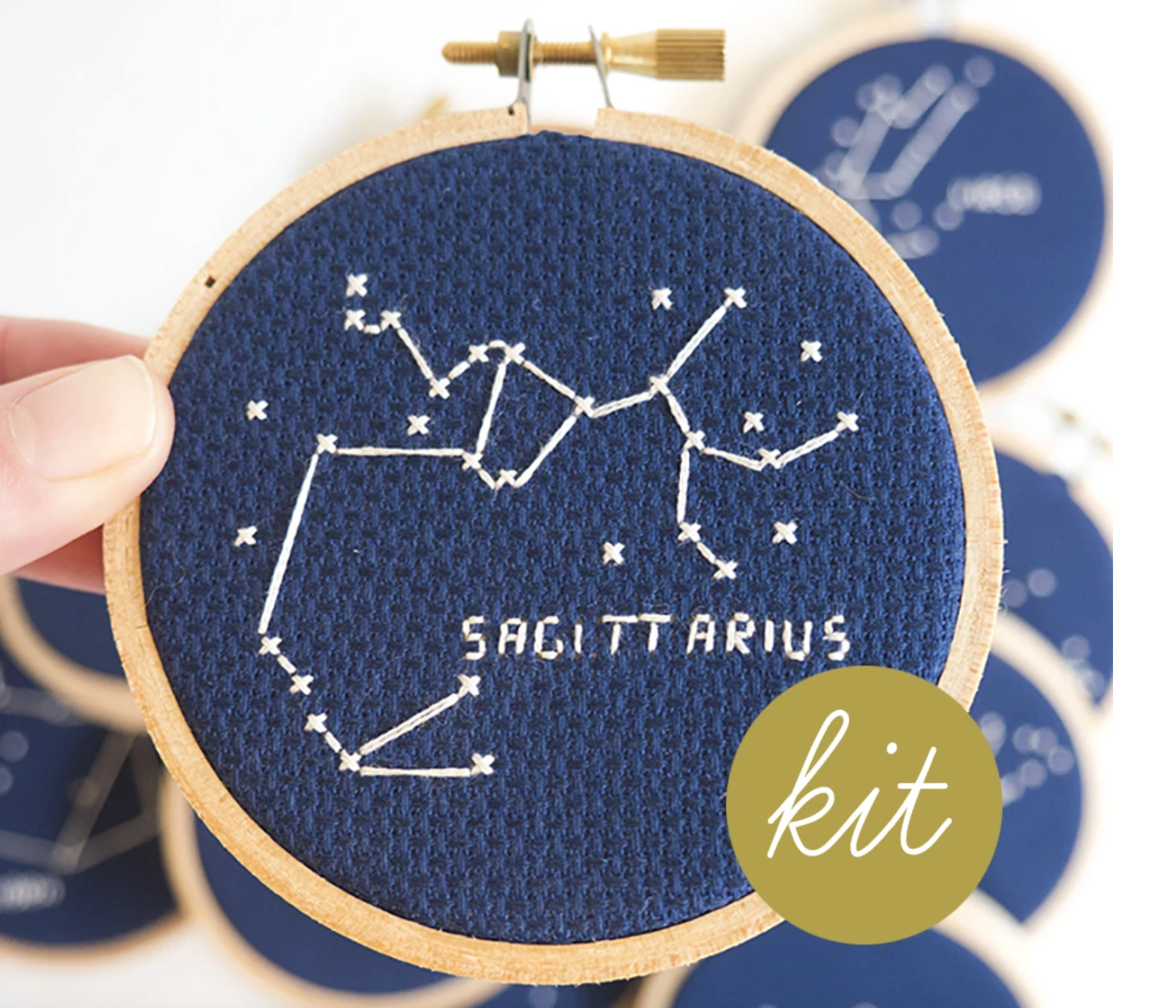 Cross Stitch Kit: Zodiac Sagittarius