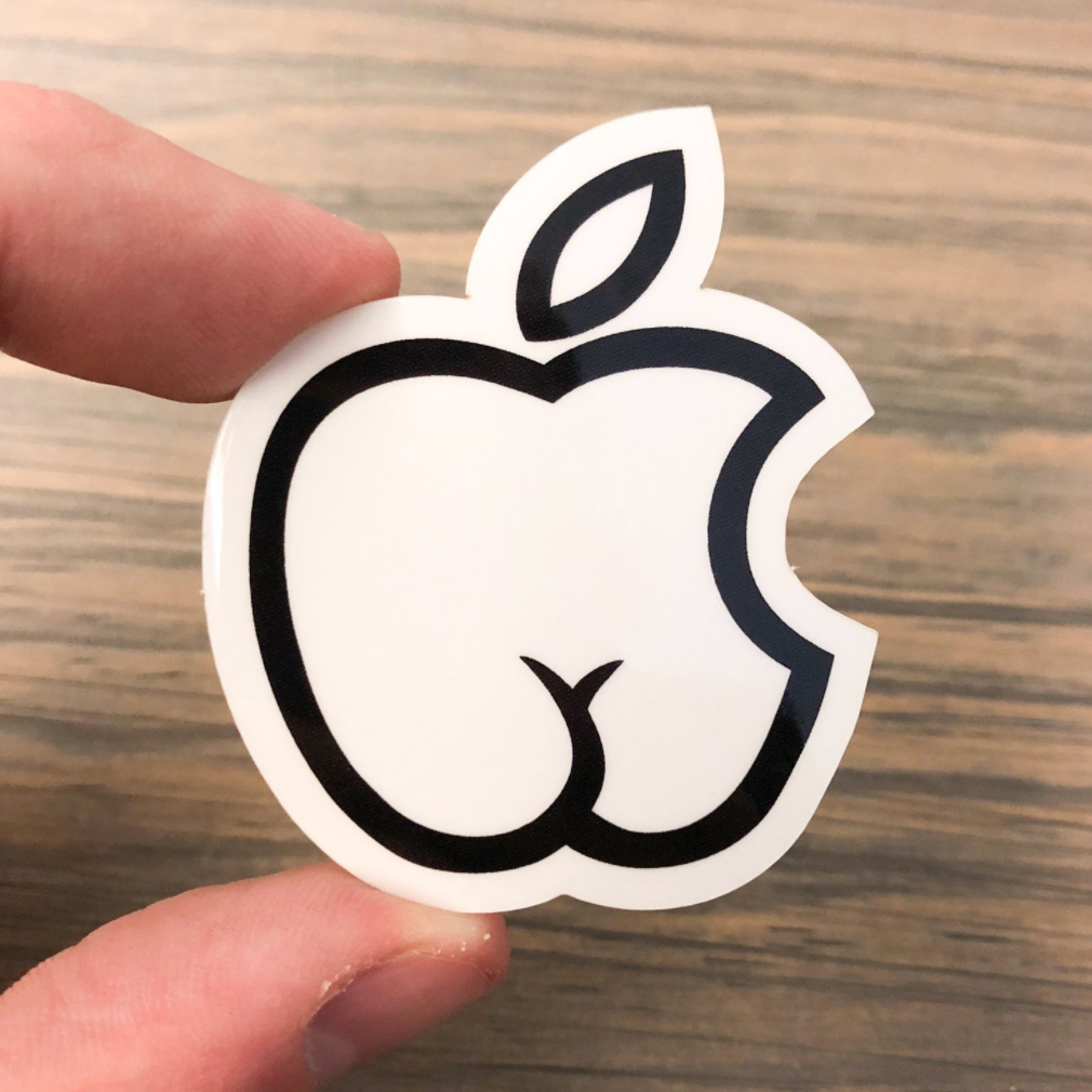 Sticker - Mac Logo Butt