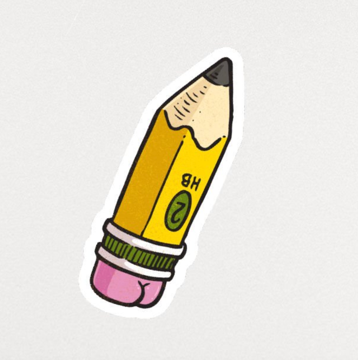 Sticker - Pencil Butt