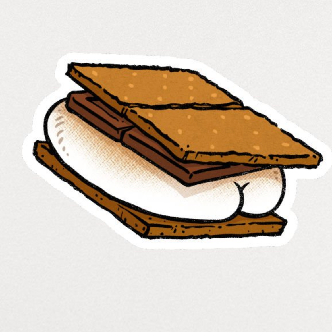 Sticker - S'more Butt