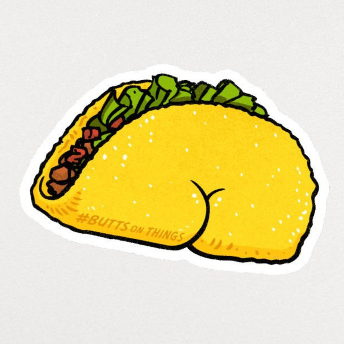 Sticker - Taco Butt