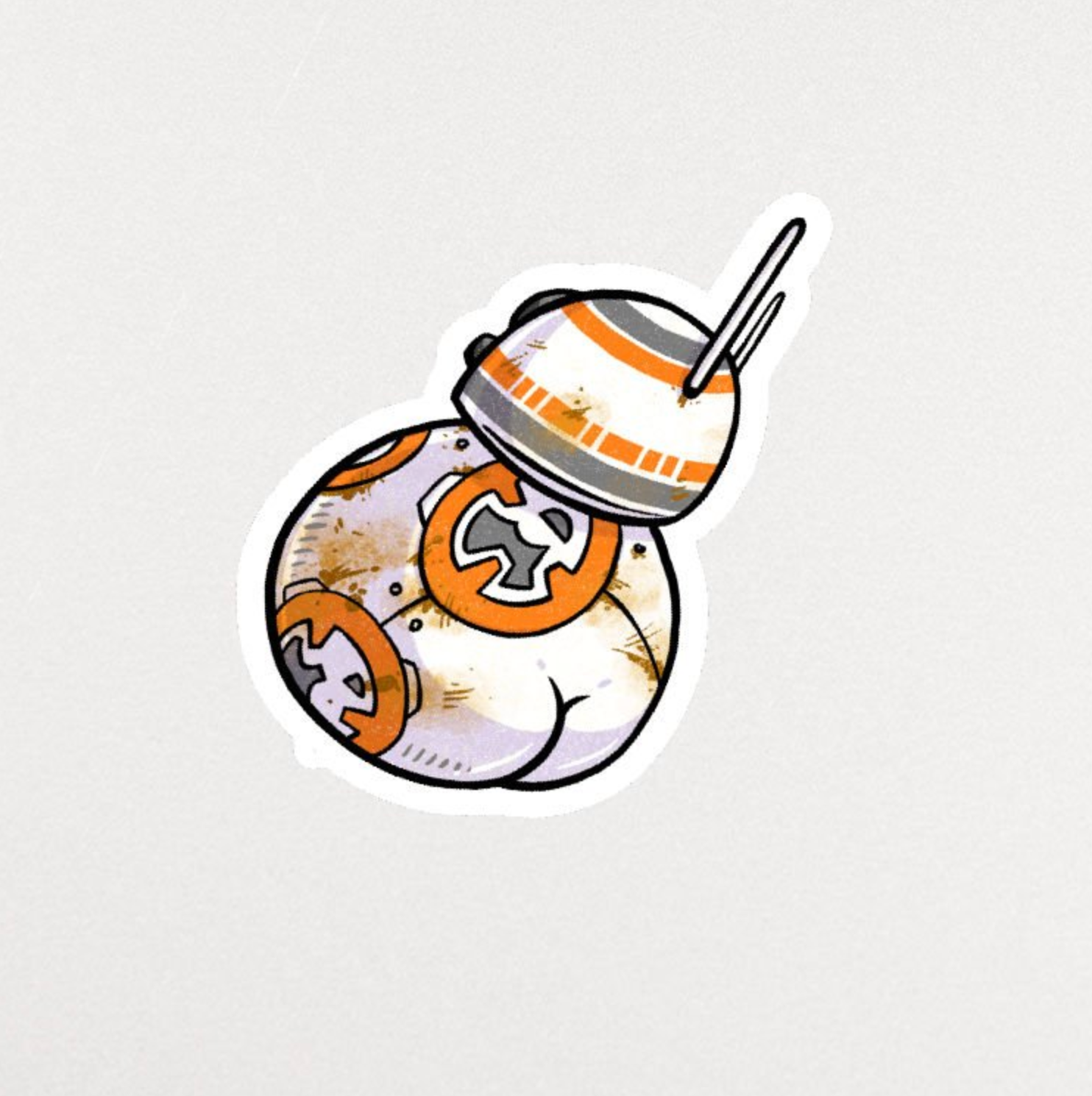 Sticker - BB8 Butt BBooty8
