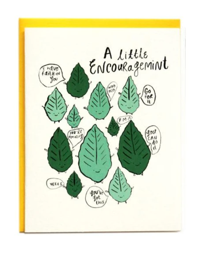 Card - A Little Encouragemint (I Must Draw)