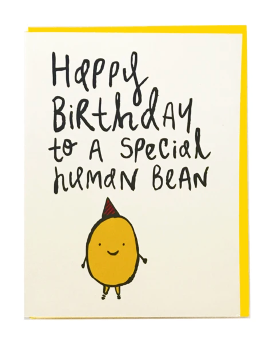 Card - Happy Birthday To A Special Human Bean (I Must Draw)