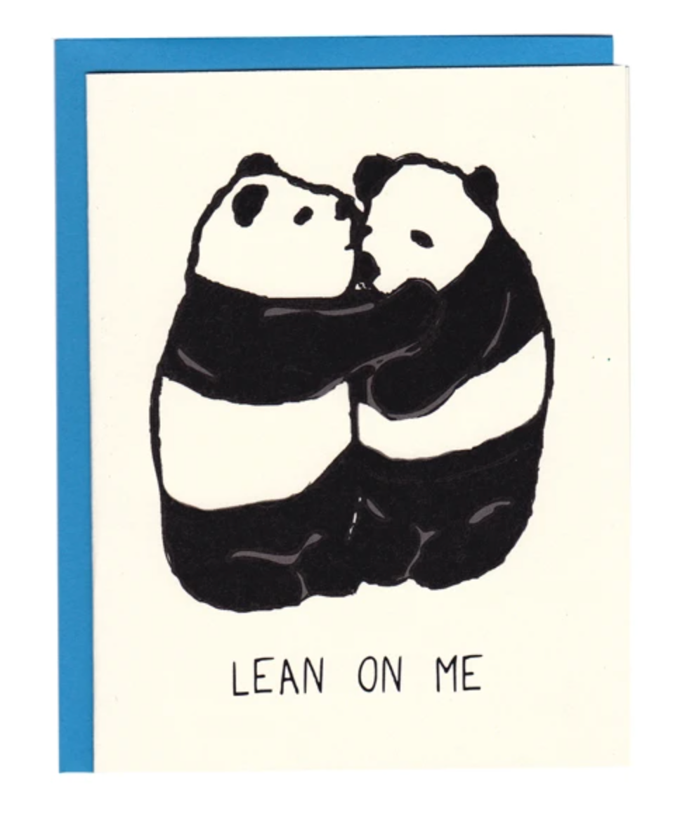 Card - Lean On Me (I Must Draw)