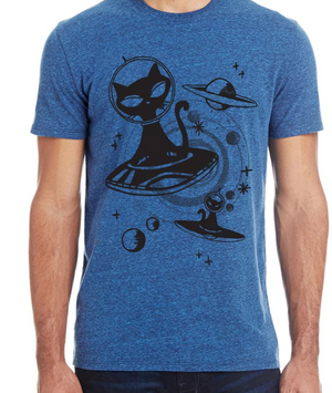 SALE Shirt: Alien Cat - Unisex Crew