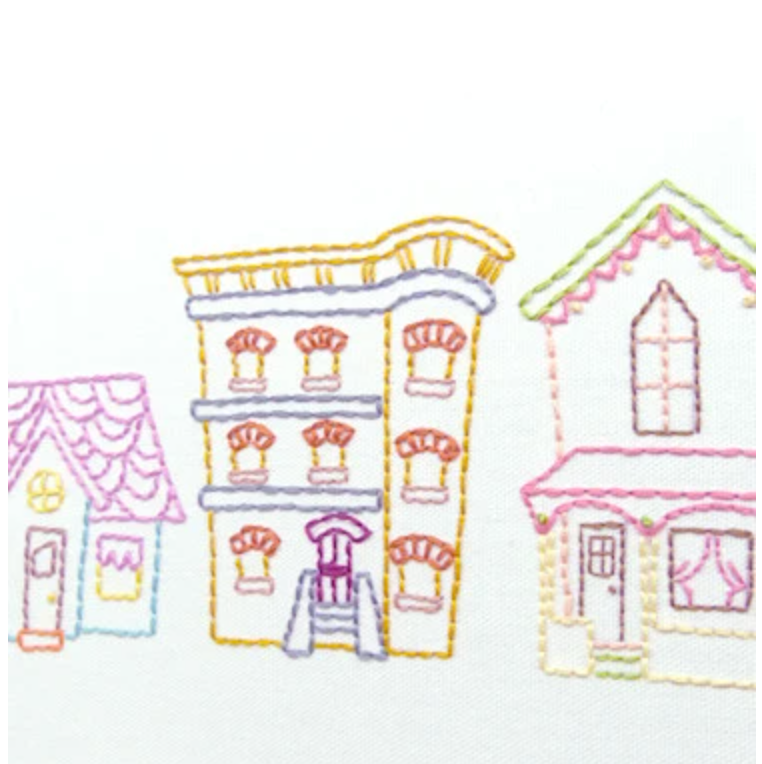 Craft Supply - Embroidery Pattern - Dream Homes