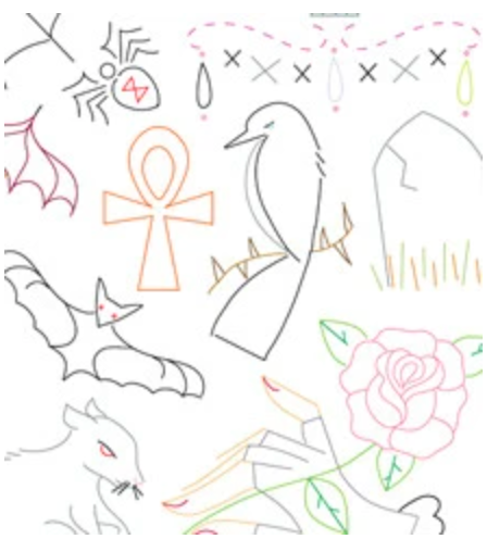 Craft Supply - Embroidery Pattern - Gothic Grandeur