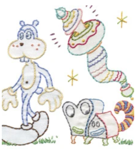 Craft Supply - Embroidery Pattern - Jim Woodring