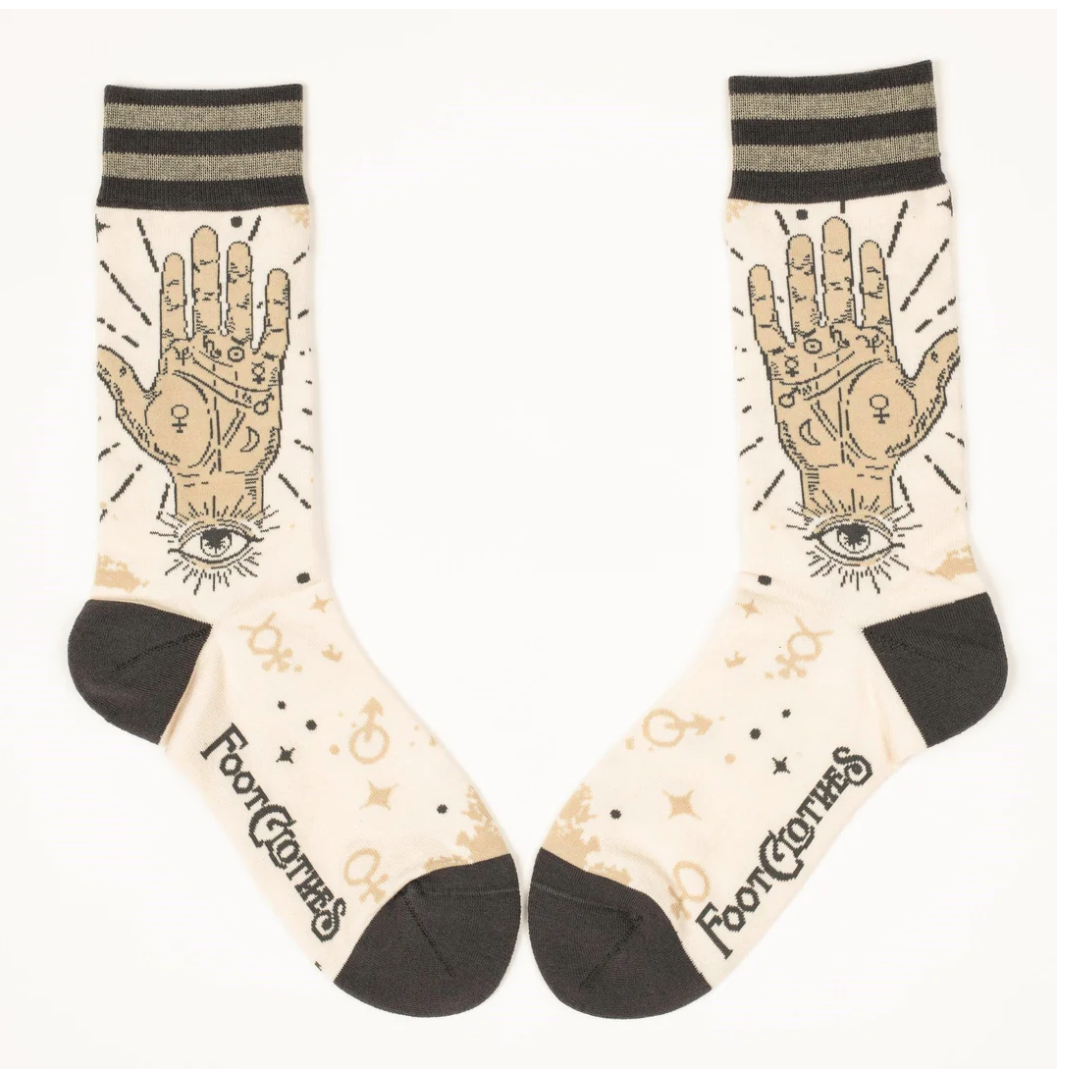 SALE Sock - Crew: Palmistry (Footclothes)