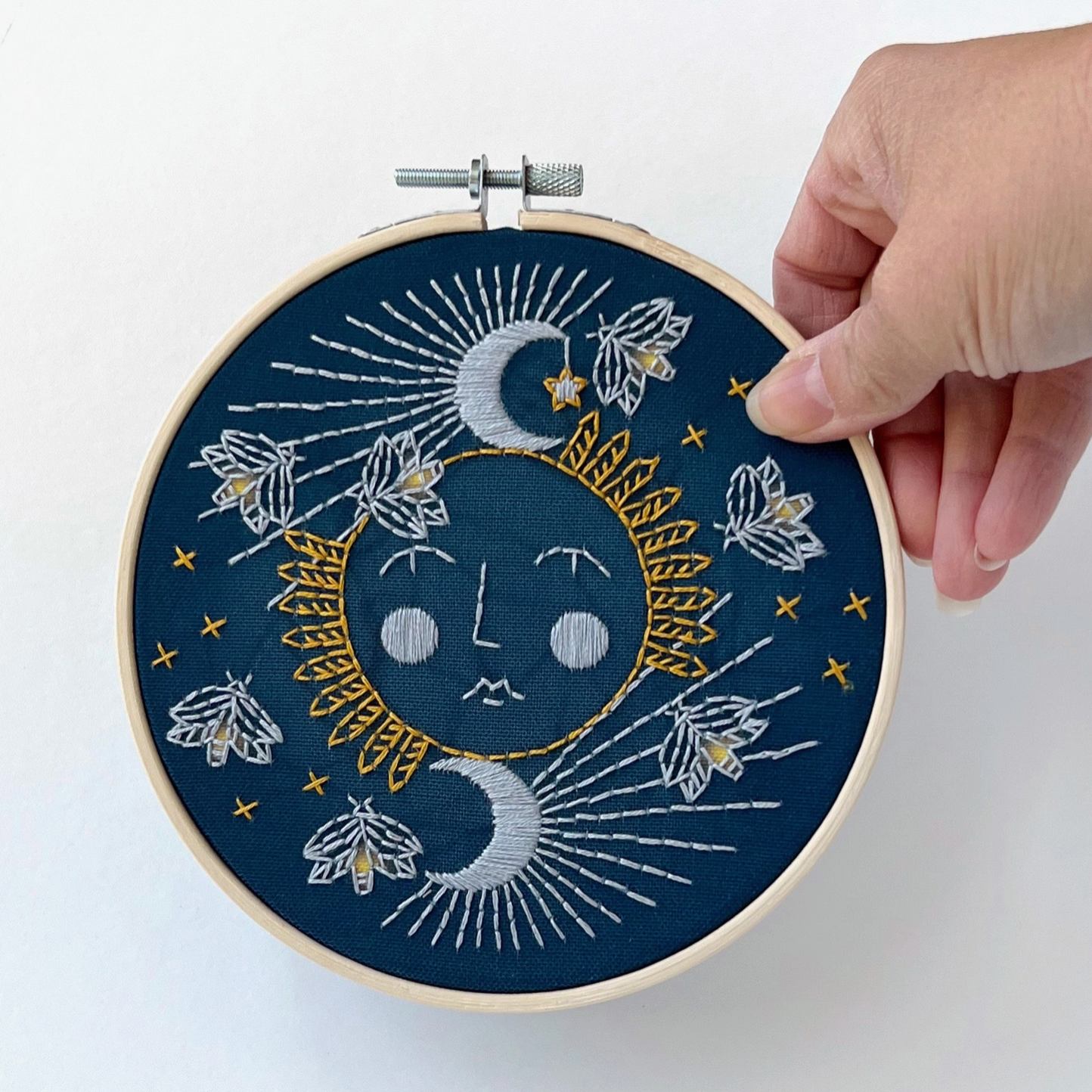Embroidery Kit - Moonglow Kit